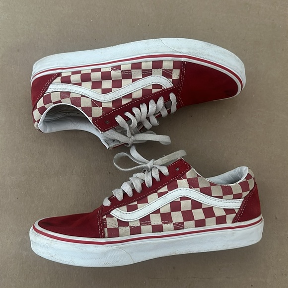 Vans SK8-Low Checkered Red - Picture 7 of 13